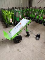 Chariot Élévateur Électrique Marche Avant/Arrière 500KG 600KG, Chariot Escaladeur Électrique à 3 Roues avec Pieds de Support 300KG 400KG