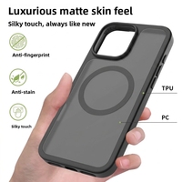 Coque de téléphone magnétique en TPU anti-traces de doigts, anti-taches et résistante aux chutes, vente en gros d'usine pour iPhone 18 Pro Pro Max