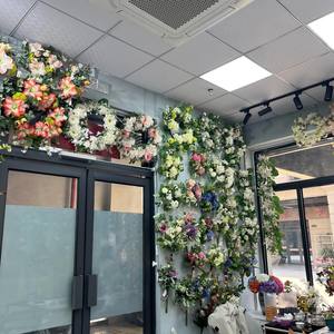 Plante artificielle en plastique d'extérieur résistante aux UV, fausses feuilles <span class=keywords><strong>de</strong></span> nandina violettes, plantes artificielles pour la décoration intérieure, esthétique, plantes artificielles d'automne - Product Image 2