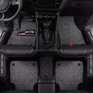 2023 Most popular Luxury Auto accessories New design best quality 9D car mats cover the threshold