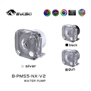 Bykski B-PMS5-NX-V2 Bomba de refrigeração de água com controle automático de velocidade, kit de dissipação de calor DIY para computador desktop, acessórios