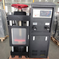 Machine d'essai de compression du béton 2000 kN, testeur de cube hydraulique automatique, ASTM C39 EN
