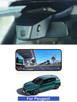 Caméra embarquée Holroadx 4K sur mesure pour Citroën C5 X/ Peugeot 308 2022, aspect OEM, vidéo 2160P, WiFi et application, mode stationnement, installation facile