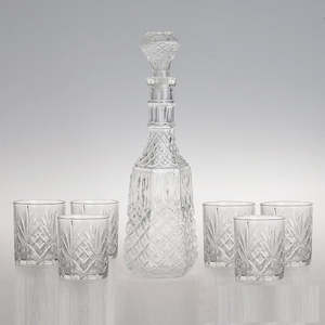 Juego de decantador de whisky de cristal al por mayor de fábrica Juego de vasos de whisky - Product Image 5