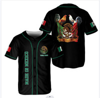 Jersey Baseball Putih Lengan Pendek Cepat Kering Sublimasi 100% Serat Poliester Kerah Baseball Unisex Longgar Musim Panas 2024