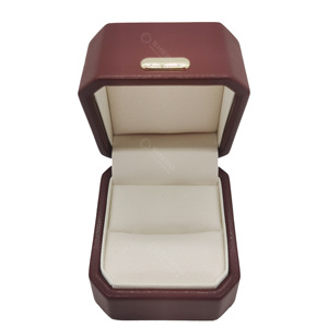 Caja de Embalaje de Joyería de Plástico de Lujo de Cuero PU, Caja de Embalaje de Joyería Personalizada para Anillos, Pulseras, Collares y Pendientes - Product Image 4