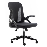 Table d'étude pliable moderne en tissu et chaise de bureau exécutive à hauteur réglable pour la maison et le bureau - Offre Spéciale