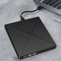 Lecteur de DVD externe EDD20 USB 3.0, lecteur de DVD sans lecteur de type C, graveur de CD-RW, lecteur de disque, lecteur de DVD pour ordinateur portable
