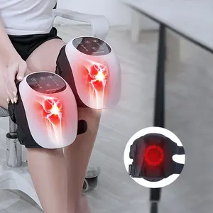 Masajeador de rodilla eléctrico térmico para fisioterapia, máquinas para aliviar el dolor con tratamiento para aliviar el dolor articular, masajeador de rodilla con calor