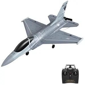 VOLANTEXRC 76110R 4CH Pesawat Terbang Satu Tombol Aerobatic 2.4GHz RC Jet F-16 Fighting Falcon RC Pesawat Tempur Glider untuk Pemula