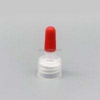 Bouchon en plastique 20/410 pour bouteille de sauce à presser avec bec verseur long en plastique