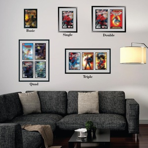 Wholesale Modern Premium Clear Wooden Anti-Rust <b>Floating</b> Shelf Hanging Wall Comic Book Frame for Collectors Display - Product Image 6