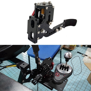 ระบบเบรกมือแบบ <span class=keywords><strong>USB</strong></span> สำหรับเกมแข่งรถ 16 บิต ใช้ได้กับ Logitech G29/G27/G25 T500 สำหรับเกมแข่งรถ Dirt Rally Horizon สีฟ้า - Product Image 6