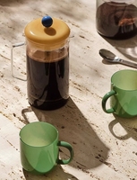 Récipient à pression transparent en verre borosilicate personnalisé tasse en verre de grande capacité