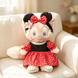 Solo Ropa (Sin Muñeca) Talla S/M para Muñeca Lina Bell - Vestido Rojo Clásico <span class=keywords><strong>de</strong></span> <span class=keywords><strong>Minnie</strong></span> con Puntos, Nuevo Accesorio para Muñeca - Product Image 4