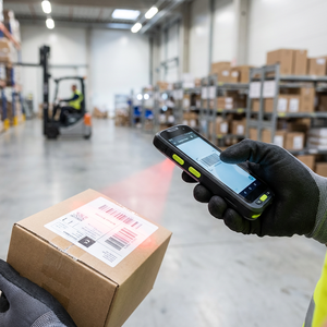 Robuster Handheld-PDA 1D 2D Barcode-Scanner Mobiler Computer mit Griff für Lagerbestandsaufnahme Logistik <span class=keywords><strong>AUTOID</strong></span> 3P Dj - Product Image 2