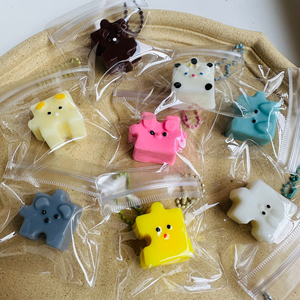 ของเล่นบีบ QYS Taba Squishy ซิลิโคนโมจิ สควิชชี่รูปสัตว์น่ารัก ของเล่นบีบคลายเครียดสำหรับเด็ก - Product Image 6