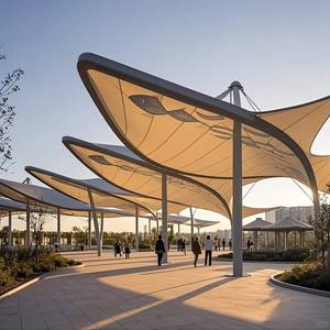 Gazebo Grande para Jardín Exterior, Pabellón con Estructura de Acero, Refugio para Patio Trasero, Parque, Resort y Paisajismo Comercial - Product Image 4