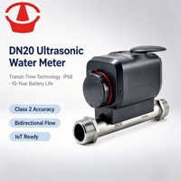 Compteur d'eau intelligent prépayé NB-IoT en acier inoxydable 304, LoRaWAN 4G, Rs485 Modbus, système de gestion de l'eau industrielle