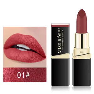 MISS ROSE 42 colors matte lipstick not easy to discoloration lipstick tubes lipstick K1