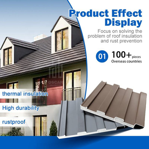 Panneaux de toiture isolants en aluminium résistants à la chaleur, imperméables et ignifuges, idéaux pour les maisons, les bureaux et les bâtiments - Product Image 6