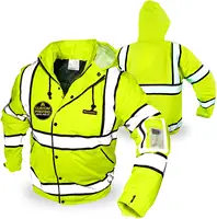 Светоотражающая куртка, жилет, персонализированный зимний защитный жилет, светоотражающая Защитная куртка для езды на велосипеде, жилет высокой видимости