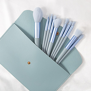 Set di 10 Pennelli Professionali per Trucco con Setole in Fibra Sintetica e Trattamento in Plastica per <span class=keywords><strong>il</strong></span> Viso - Product Image 4