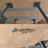 Ensemble de table et chaises de salle à manger ovales modernes de luxe du milieu du siècle en MDF, 4 à 6 places, meubles de cuisine complets