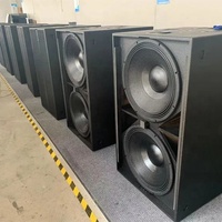 Système de sonorisation Line Array avec caisson de basses actif/passif double de 21 pouces, 3000 W, type passif en bois pour concert, certifié CE/ROHS