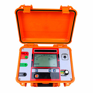 เครื่องวัดความต้านทานฉนวนไฟฟ้าดิจิตอลแรงดันสูง 10KV พร้อมหน้าจอ LCD สีขนาดใหญ่ - Product Image 3