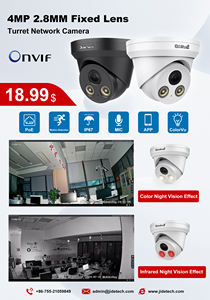 JideTech 4MP <span class=keywords><strong>Full</strong></span> <span class=keywords><strong>HD</strong></span> 1080P <span class=keywords><strong>Dome</strong></span> POE <span class=keywords><strong>IP</strong></span> kamera 2.8mm tam gece görüş CCTV açık kapalı güvenlik ROHS sertifikalı SD kart NVR - Product Image 3