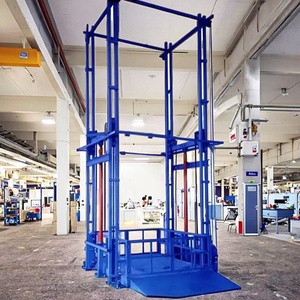 Plateforme élévatrice hydraulique industrielle robuste à double rail de guidage <span class=keywords><strong>pour</strong></span> <span class=keywords><strong>extérieur</strong></span>, <span class=keywords><strong>pour</strong></span> marchandises et personnes - Product Image 2