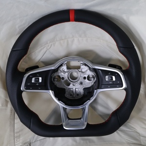 การเย็บตกแต่งพวงมาลัยสำหรับรถยนต์ VW Polo Transporter Cabrio 6C 7P MK7.5 MK4 R Line MK 6 4 5 <span class=keywords><strong>R32</strong></span> - Product Image 3