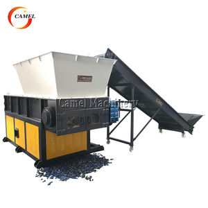 Déchiqueteur de granulés et de purges d'extrusion PE PP PVC ABS PC 500 kg/h / Déchiqueteur de plastique robuste à un seul arbre pour le recyclage - Product Image 6