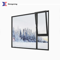 Puertas y Ventanas Modernas Verticales de Aluminio con Aislamiento Acústico, Doble Cristal Templado, Abatibles, para Entrada, Aislamiento Térmico, Sala de Estar Exterior
