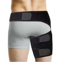 Attelle de hanche respirante pour hommes, manchon de compression pour le soulagement de la sciatique et des blessures à l'aine, pour les douleurs aux ischio-jambiers et aux cuisses, usage sportif