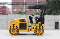 Compacteur routier hydraulique double rouleau en acier durable pour l'ingénierie municipale