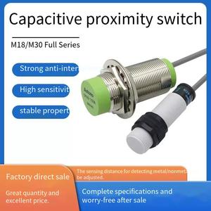 Capteur de proximité capacitif M18M30 CR18-8D pour l'alimentation animale et l'élevage, NPN normalement ouvert - Product Image 5