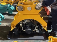 Compacteur à plaques hydraulique SOOSAN pour excavatrice, accessoire de compactage par vibration pour excavatrice de 10 à 17 tonnes, pour le compactage du sol.