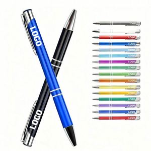 New Promotion Cheap Ball Point Metal <b>Pens</b> With Personalized Custom Laser Engraved Print Branded Logo Manufacturer Ballpoint <b>Gift</b> - Product Image 1