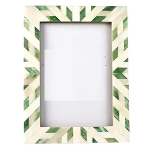 Cadres photo décoratifs en incrustation d'os et de résine élégants fabriqués à la main pour les mariages et l'affichage de souvenirs spéciaux à la maison - Product Image 6