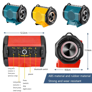 Portable Cordless Speaker Fit <b>for</b> Makita 18v Battery with USB-A/C Charging <b>for</b> Jobsite Camping & Parties - Product Image 6
