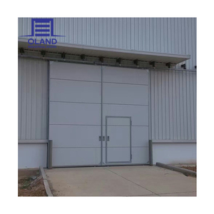 Almacén de puertas corredizas de panel sándwich de acero industrial de gran tamaño duradero para centros logísticos o área de taller - Product Image 4
