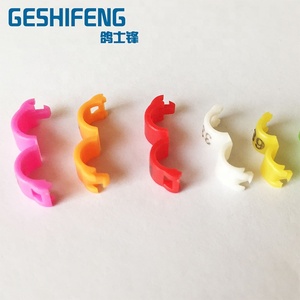 Anneaux de pieds de perroquet <span class=keywords><strong>2023</strong></span> 3mm 4mm 4.5mm 5mm nouveau Design Clip de Logo ouvert en plastique 6mm bandes de pattes d'oiseau anneau de pied d'oiseau 2.5mm 24mm - Product Image 5