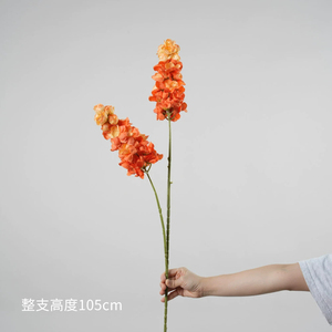 ดอกไม้ประดิษฐ์สีสันฤดูใบไม้ร่วง, ดอกไม้ประดับสีส้มเหลืองสำหรับงานแต่งงาน, ดอกไม้ประดิษฐ์สำหรับตกแต่งโรงแรม - Product Image 4