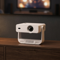 Projecteur de poche extérieur JUNUO C880 Android 14 avec correction automatique de la distorsion trapézoïdale, décodage 4K, résolution native 720P, LED, home cinéma, 200 lumens
