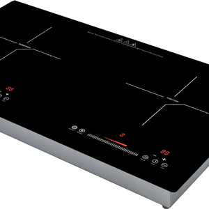 Table de cuisson à induction double 2400W + 2400W, 2 brûleurs, design encastrable, réglage de la température, contrôle précis pour la cuisson - Product Image 1