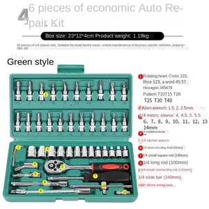 46pcs Multi-Functional Auto Repair <strong>Wrench</strong> <strong>Set</strong> OEM Customizable <strong>Small</strong> Hand Tools Including Socket <strong>Set</strong> - Product Image 4