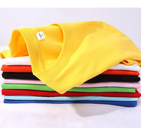 Coton de première qualité, Stock d'impression de logo personnalisé pour hommes, T-shirt surdimensionné uni imprimé en gros