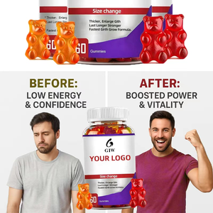Gummies d'extrait de haute qualité stimulent les niveaux d'énergie et améliorent l'humeur, complément adaptogène naturel avec une taille massive - Product Image 5